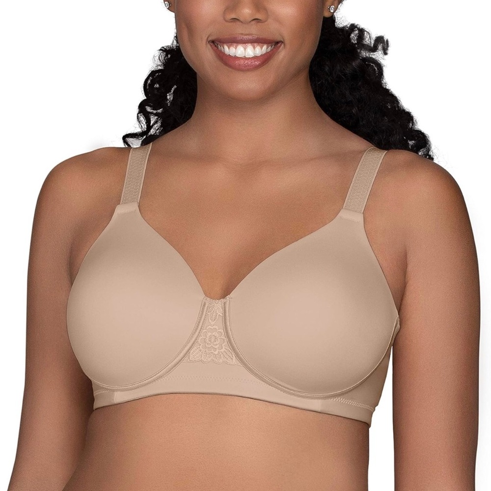Vanity Fair Women's Beauty Back Full Figure Soft Bra (40B-42H) beige.